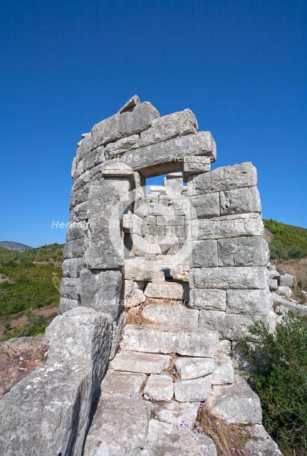 The walls of Messene, Greece. Creator: Samuel Magal.
