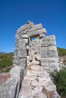 The walls of Messene, Greece. Creator: Samuel Magal