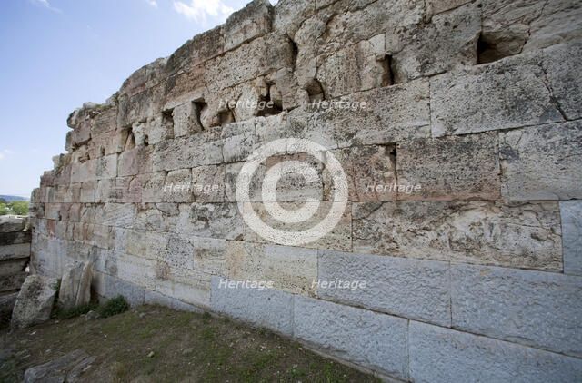 The walls of Eleusis, Greece. Artist: Samuel Magal