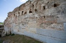The walls of Eleusis, Greece. Creator: Samuel Magal