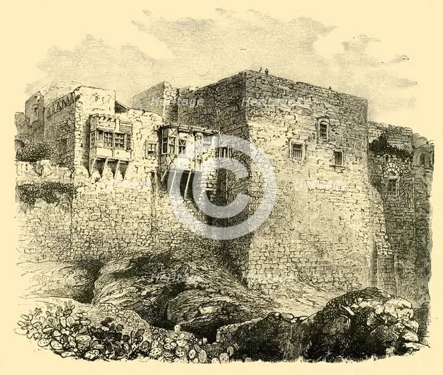 'The Walls of Jerusalem', 1890.    Creator: Unknown.