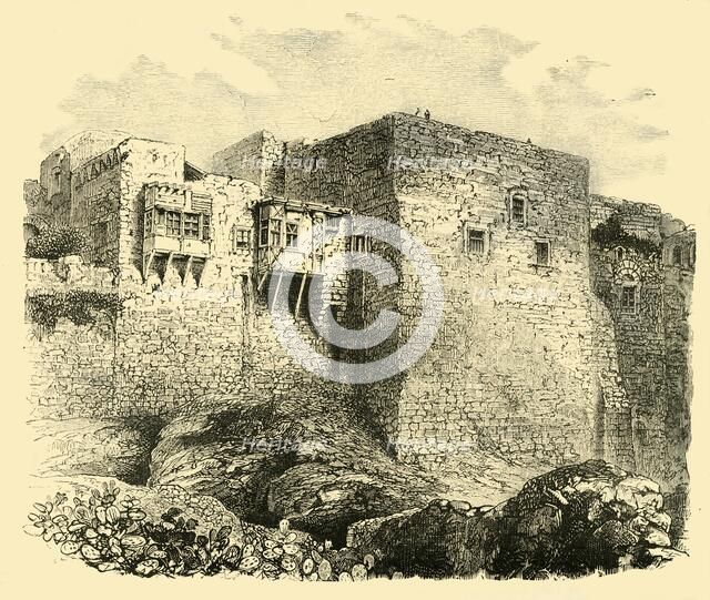 'The Walls of Jerusalem', 1890.    Creator: Unknown.