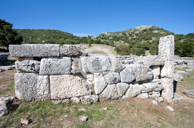 The walls of Kassope, Greece. Creator: Samuel Magal.