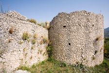 The walls of Terracina, Italy. Creator: Samuel Magal