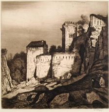 The Walls Of The Alhambra, 1912. Creator: William Strang