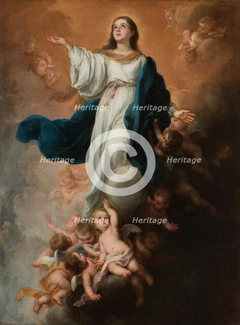 The Walpole Immaculate Conception, c1680. Creator: Murillo, Bartolomé Estebàn (1617-1682).