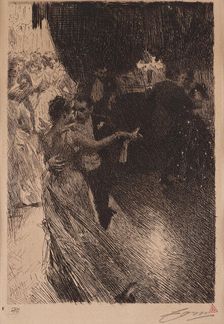 The Waltz, 1891. Creator: Zorn, Anders Leonard (1860-1920)
