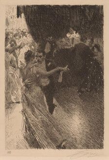 The Waltz, 1891. Creator: Anders Leonard Zorn