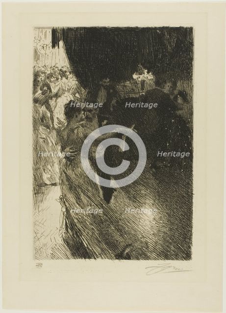The Waltz, 1891. Creator: Anders Leonard Zorn.