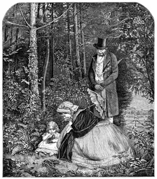 "The Wanderer", by J. Clark, 1862. Creator: Unknown