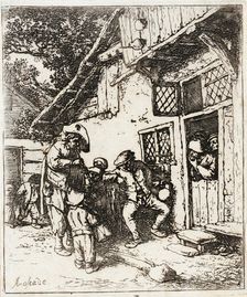 The Wandering Musicians, c1642. Creator: Adriaen van Ostade