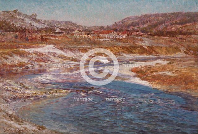 The Wane of Winter, 1901. Creator: John Ottis Adams.