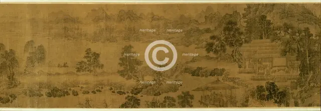 The Wangchuan Villa, Jin dynasty (1115-1234), early 13th century. Creators: Unknown, Li Gonglin.