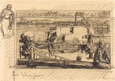 The Wash-house (Le lavoir), 1891. Creator: Auguste Lepere
