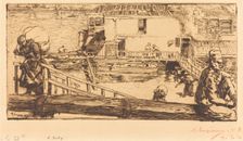 The Wash-house (Le lavoir), 1891. Creator: Auguste Lepere