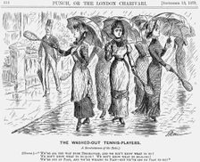 The Washed-Out Tennis-Players 1879. Creator: Priestman Atkinson