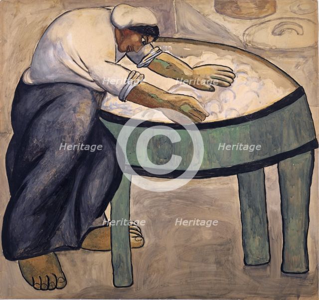 The Washerwoman , 1911. Creator: Malevich, Kasimir Severinovich (1878-1935).
