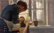 The Washerwoman late 19th century, (1965). Creator: Elena Dmitrievna Polenova