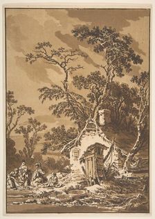 The Washerwomen (Les Laveuses), 1771. Creator: Jean Baptiste Le Prince