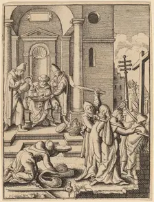 The Washing of Hands. Creator: Wenceslaus Hollar
