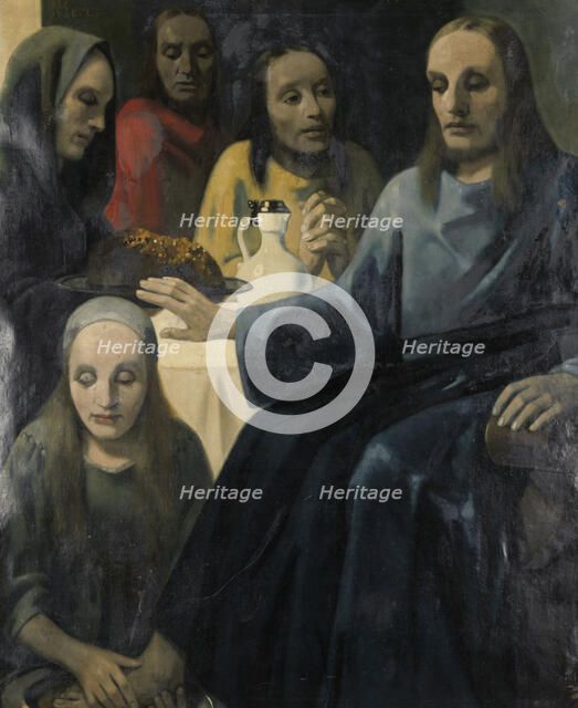 The washing of the feet, 1935-1943.  Creator: Han van Meegeren.