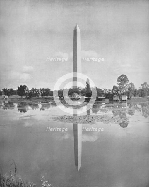 'The Washington Monument', 19th century. Artist: Unknown.