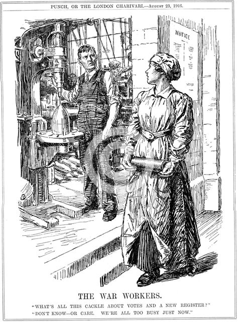 'The War Workers', 1916. Artist: Unknown
