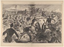 The War for the Union, 1862 - A Bayonet Charge (Harper's Weekly, Vol. VII), July 12, 1862. Creator: Unknown