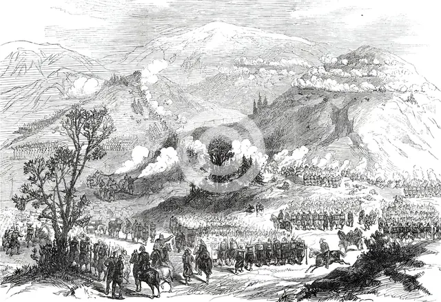 The War in the Herzegovina: the Battle of January 26...1876. Creator: Unknown.