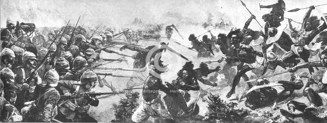 'The War in the Soudan, 1883-1885: Battle of El Teb, February 29, 1884', (1901).  Creator: Unknown.