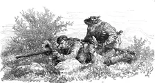 The War in the Transvaal: a Boer outpost, 1881. Creator: Unknown