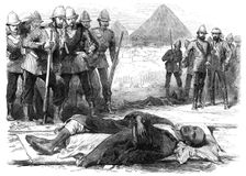 The War in Abyssinia: King Theodore, as he lay dead at Magdala, April 13, 1868. Creator: Unknown