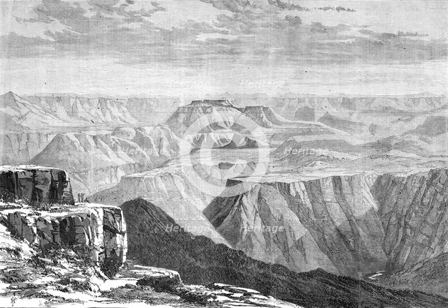 The War in Abyssinia: Magdala, from the Dalanta Plain, 1868. Creator: Unknown.