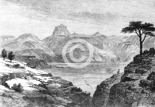 The War in Abyssinia: the British camp at Attala, 1868. Creator: Unknown.