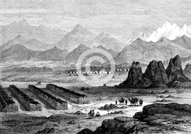 The War in Afghanistan: General Gough's camp at Gundamuk, 1880. Creator: Unknown.
