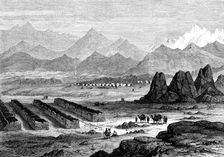 The War in Afghanistan: General Gough's camp at Gundamuk, 1880. Creator: Unknown