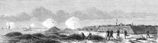 The War in America: Fort Fisher...the British steamer Hansa running the blockade..., 1864. Creator: Mason Jackson