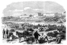 The War in America: the Confederates quitting Brownsville, Texas..., 1864. Creator: Unknown