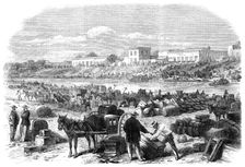 The War in America: the Confederates quitting Brownsville, Texas..., 1864. Creator: Unknown