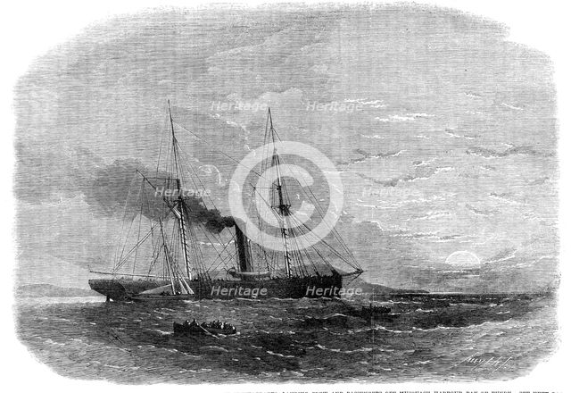 The War in America: the Federal steamer Chesapeake, seized by Confederates..., 1864. Creator: Smyth.