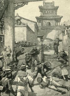 The War In China: The Fighting at Tientsin July 1900, (c1900). Creator: H.M.P.