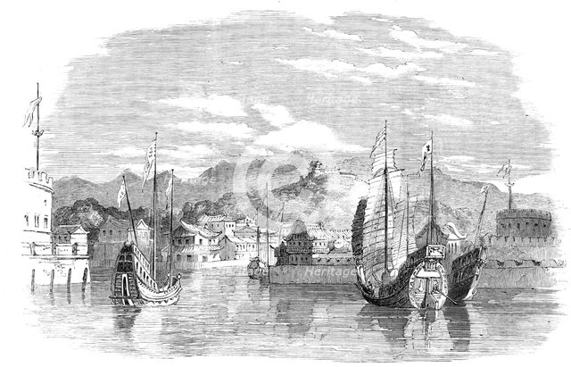 The War in China - The Port of Shanghai, 1857. Creator: Unknown.