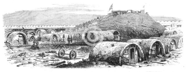 The War in China - interior of the North Fort Peiho - from a sketch by our special artist, 1860. Creator: Unknown.