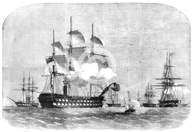 The War in China - Naval Reinforcements for the China Squadron, 1857. Creator: Unknown.