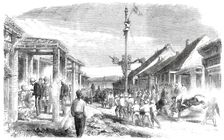The War in China - Punjaub-street, or La Grande Rue, Pehtang..., 1860. Creator: Unknown