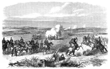 The War in Denmark: a skirmish near Fredericia, 1864. Creator: Unknown