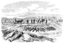 The War in Denmark: collecting the Prussian and the Danish dead after the battle of April 18.., 1864 Creator: Unknown