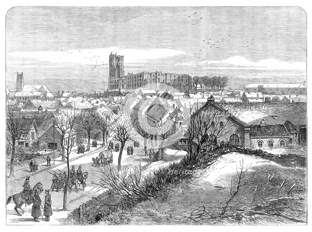 The War in Denmark: Kolding, Jutland, the head-quarters of the Allied armies..., 1864. Creator: Unknown.