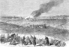 The War in Denmark: Repulse of the Prussians on March 28, viewed from the Danish Redoubts..., 1864. Creator: Unknown