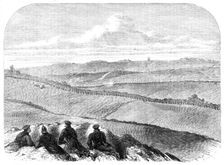 The War in Denmark: sketch of the Redoubts...at Düppel, showing the...outpost sentries..., 1864. Creator: Unknown